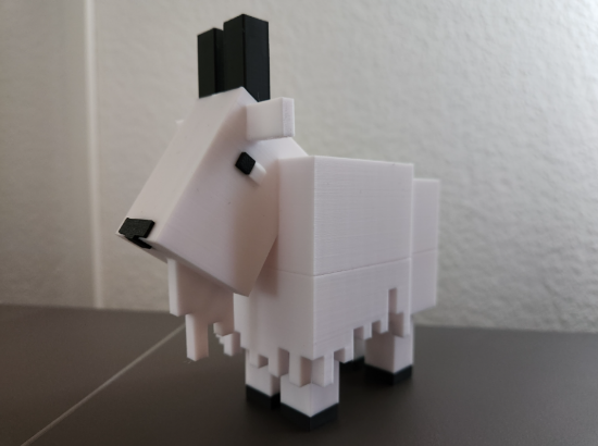 Minecraft Temalı Keçi Figürü resmi