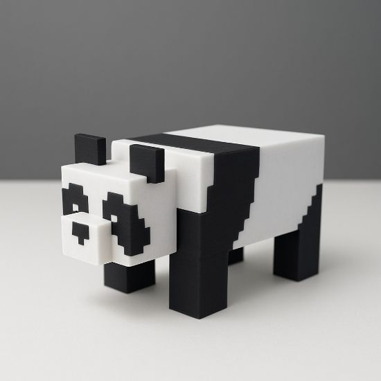 Minecraft Panda Figürü resmi