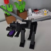 Minecraft Temalı Ender Dragon Hareketli Figür resmi